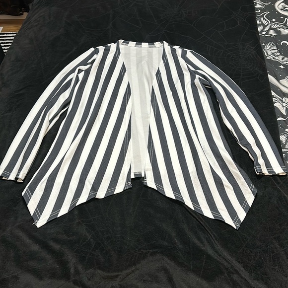 SHEIN Sweaters - Black and White Blazer Cardigan, Small